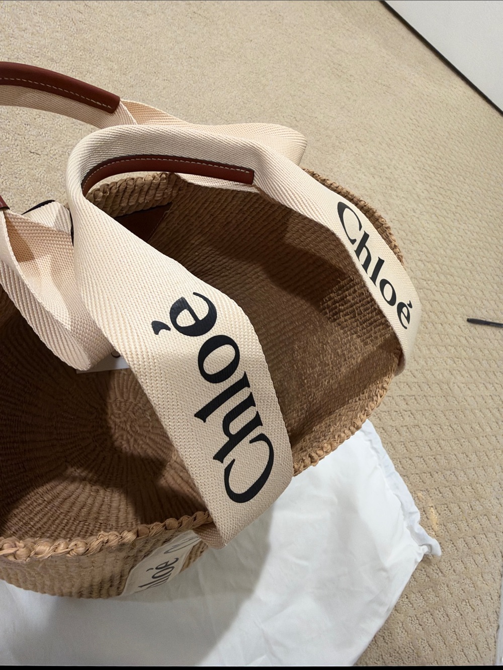 Authentic Chloé Woody Large Basket - Picture 10 of 14